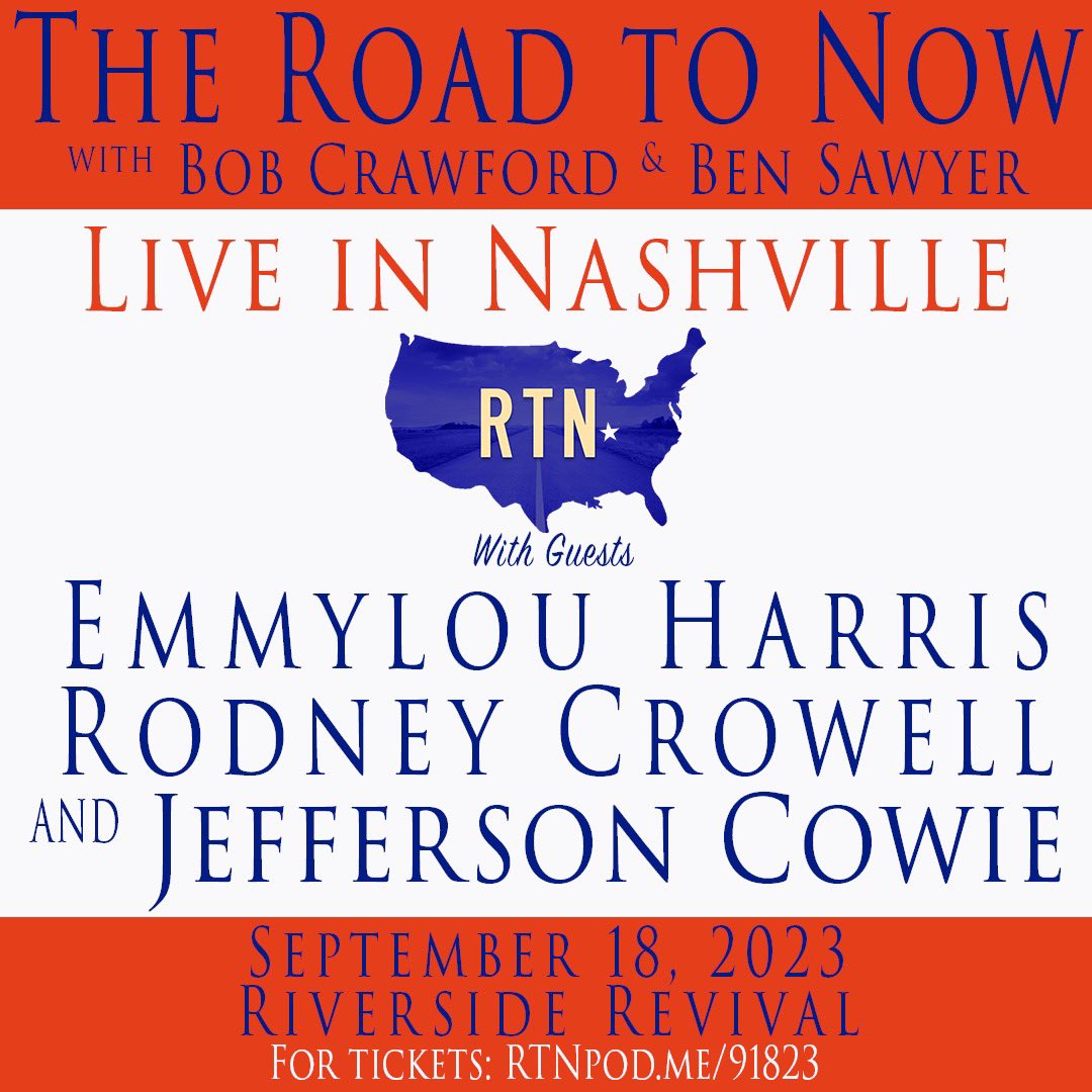 We couldn’t be more excited about the guests we’ve got lined up for our live show in Nashville on Sept 18th! 
For tickets: RTNpod.me/91823