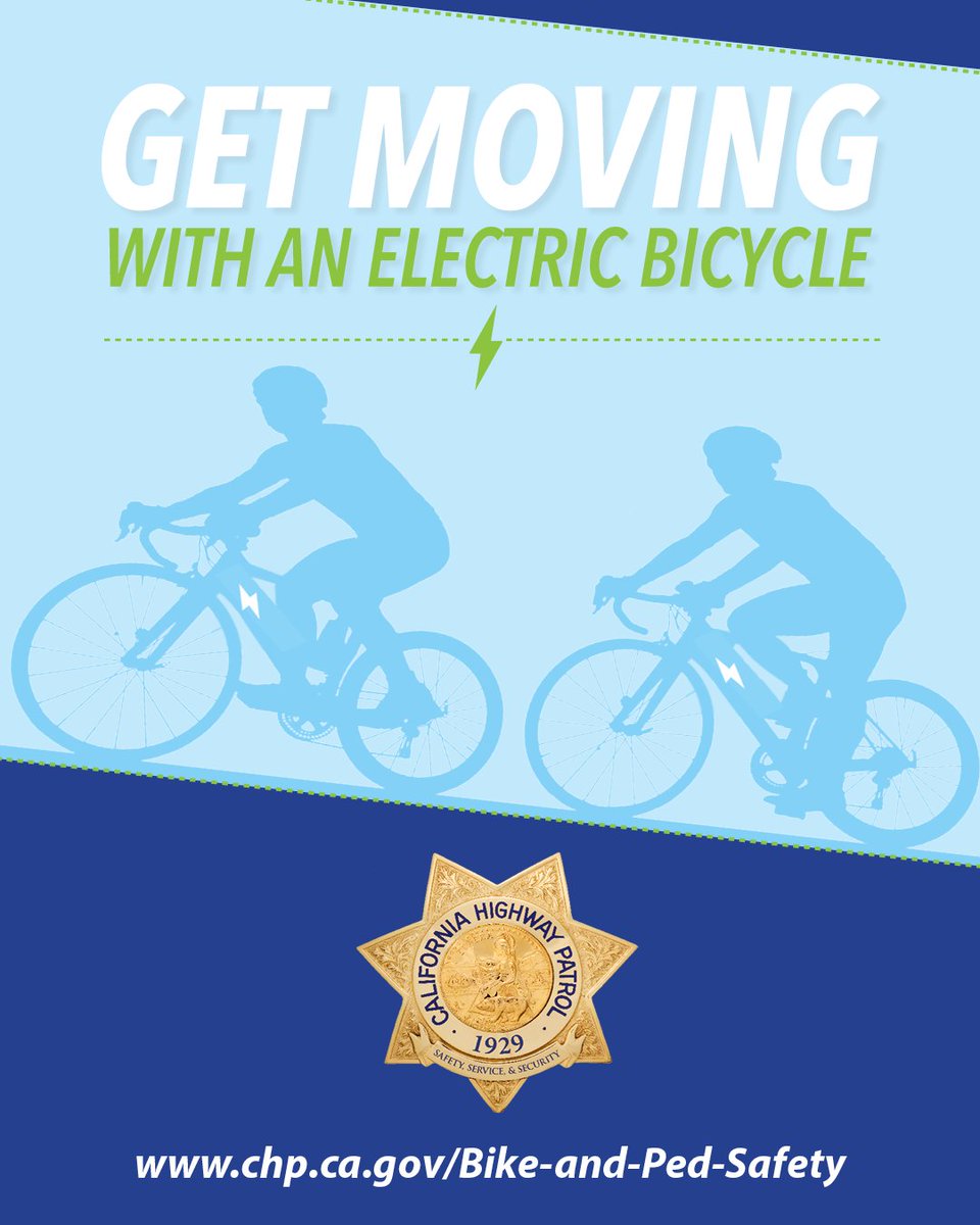 The CHP is thrilled to announce the implementation of the new e-bike training. Our commitment to road safety for all travelers in CA is stronger than ever. Let’s pedal towards a safer future as we invite you to watch our comprehensive training video! chp.ca.gov/Bike-and-Ped-S…