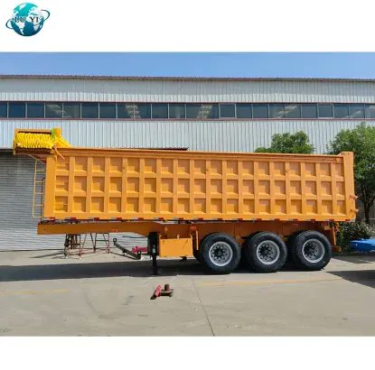 luyitrailer's tweet image. A dump trailer (or tipper trailer) is a trailer used to transport gravel and loose construction materials. It includes rear dump trailers and side dump trailers. 
#DumpTrailer #WorkTrailer #DCTrailers #Trailer #Flatbed #HeavyDuty #Construction #Trucker #Transport  #UtilityTrailer