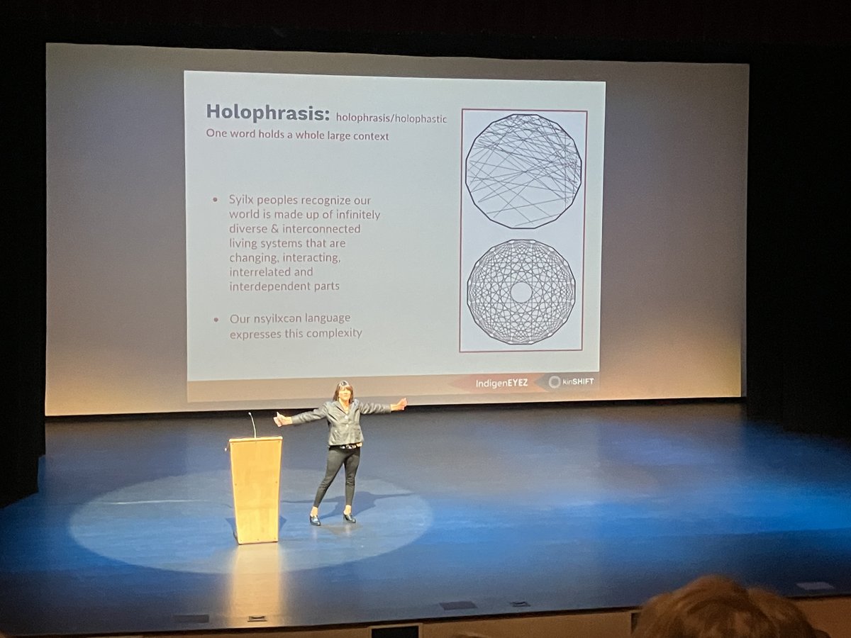 What will we create going forward? <a href="/kinSHIFT_ca/">kinSHIFT</a> founder, Kelly Terbasket, challenges #sd53 educators to imagine a new Indigenous--settler relationship story. Grateful to be learning with @ssimilkameen to "share one skin".  #truthandreconciliation #bced #k12education #edleaders