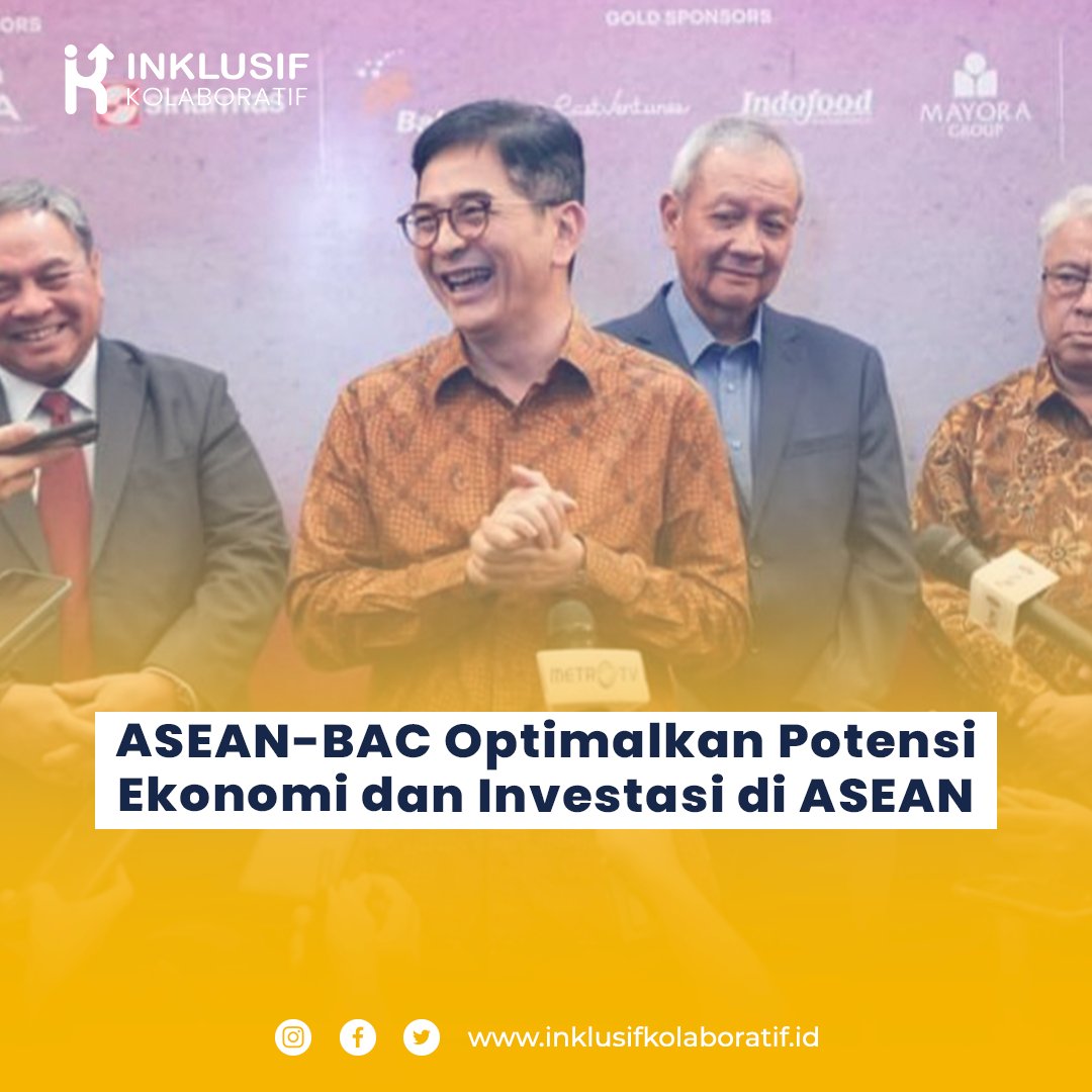 inklusif_kolab's tweet image. Asia Tenggara, ungkap Arsjad Rasjid, memiliki potensi dan peluang bisnis yang sangat menjanjikan di bidang pertanian dan pangan, ekonomi digital, serta kesehatan swasta-publik.

#arsjadrasjid
#asean
#inklusifkolaboratif