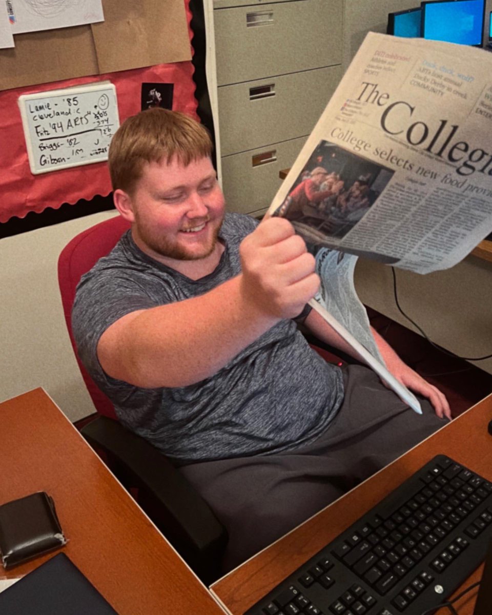 Collegian_GCC's tweet photo. Hard at work on the first issue of the year. Coming to a newsstand near you September 1st! https://t.co/0AOACxc4O8