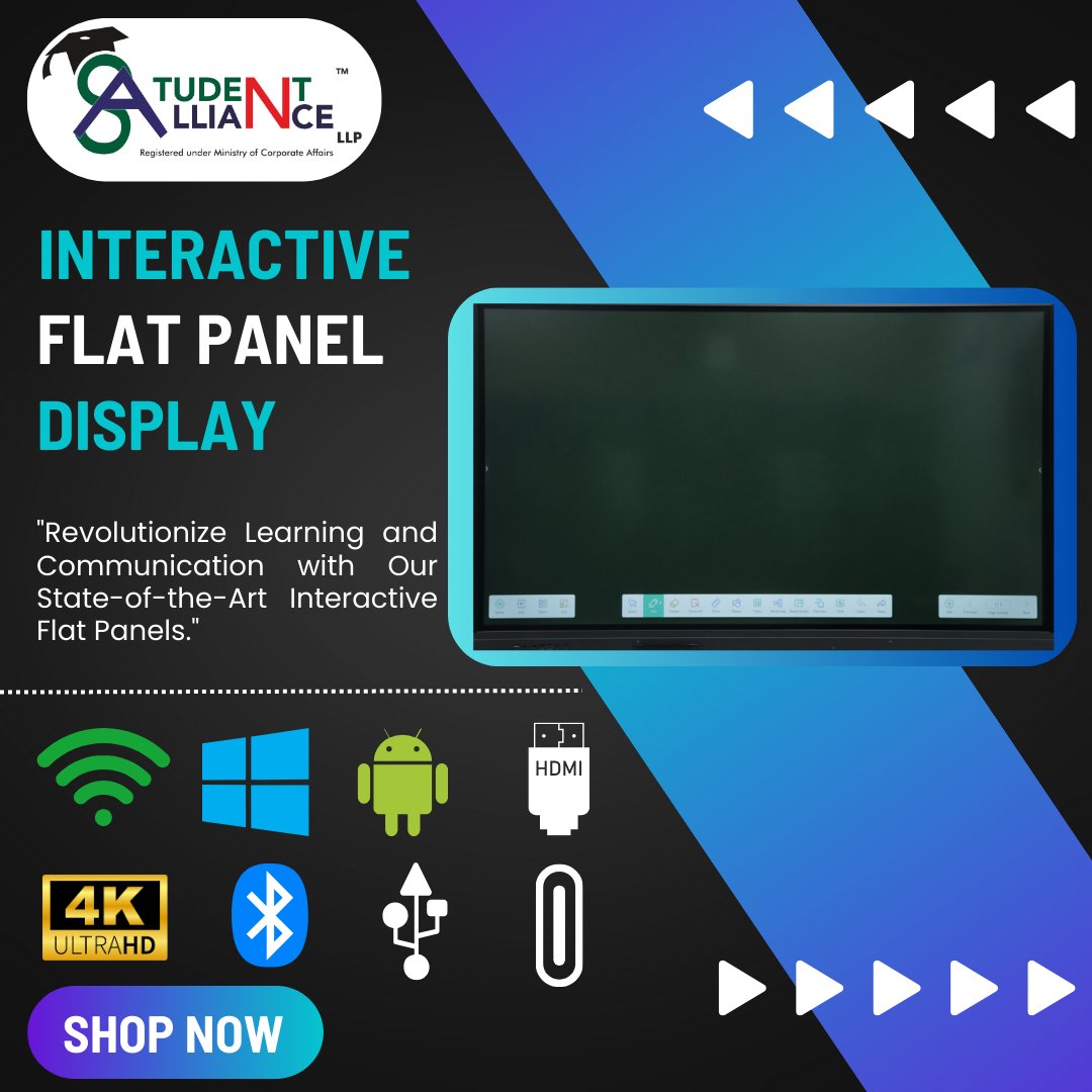 studentaliance's tweet photo. experience a new era of interactive learning with our cutting-edge flat panel display! π·π· Whether you're a student, educator, or lifelong learner, this technology will revolutionize the way you engage with information.
#ifpd #ifpdpanel #smartboard #digitalboard #studentalliance https://t.co/1HdQ8pc1xA