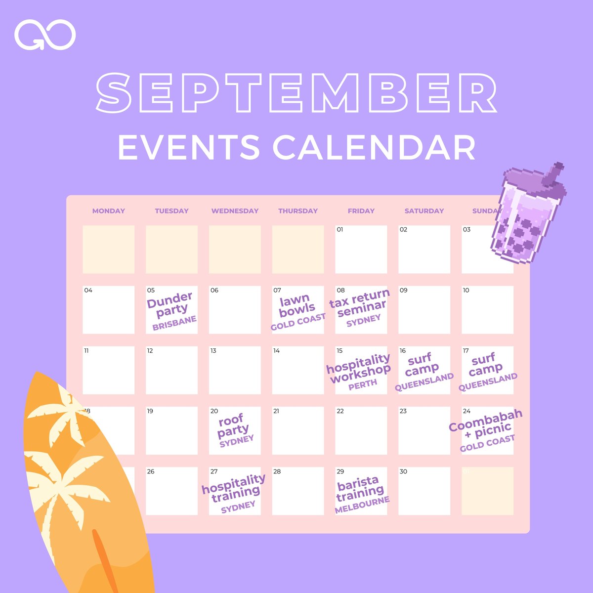 GoStudyAus's tweet image. #September is coming full of fun at #GoStudyAustralia