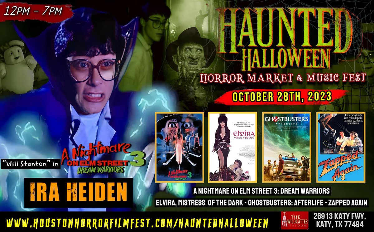 Houston, we don’t have a problem!
@thereeliraheiden
<a href="/FilmFestHouston/">HoustonHorrorFilmFest</a> 
<a href="/IL0VEthe80s/">I❤️80s𝕏</a> 
<a href="/LouDPhillips/">Lou Diamond Phillips</a> <a href="/ghostbustersaf/">Ghostbusters: Afterlife</a> <a href="/dreamwarrior203/">Celebrating a Nightmare</a> @zappedagain
@nightmareonelmstreet3