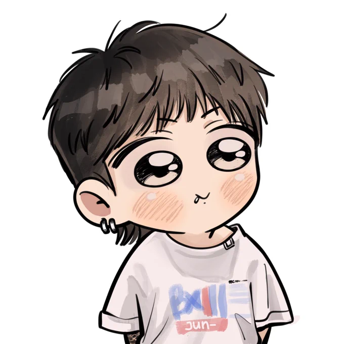 new haircut (  ˵•́ ᴗ •̀˵)#JK 