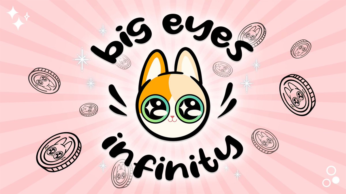 $BIGINF is here to provide maximum profits 😺💪for the cute community and to learn from the mistakes of the past! 

4-month presale😺
4 stages🙀
Tokens airdrop at launch💸

Only 2 weeks left of stage 1 before the price increases 150%!💹

#BigEyesInfinity #memecoins #BIGINF