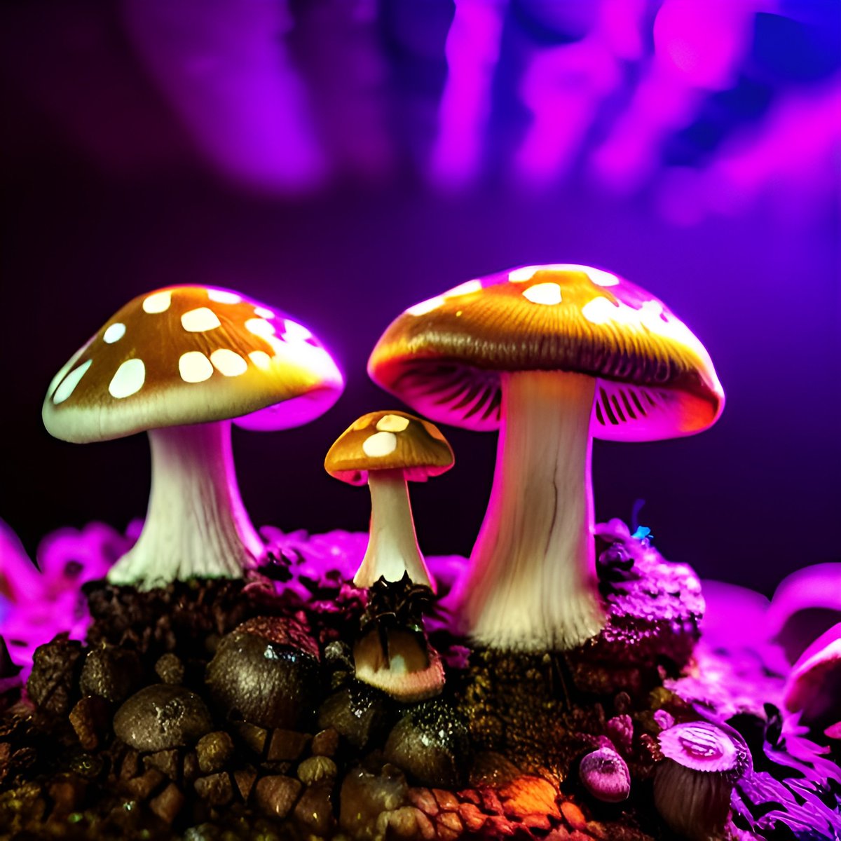 CMHitmanHunter's tweet photo. Amanitas Dreaming
#Mushroms #AIArtwork https://t.co/5FDGkwpy20