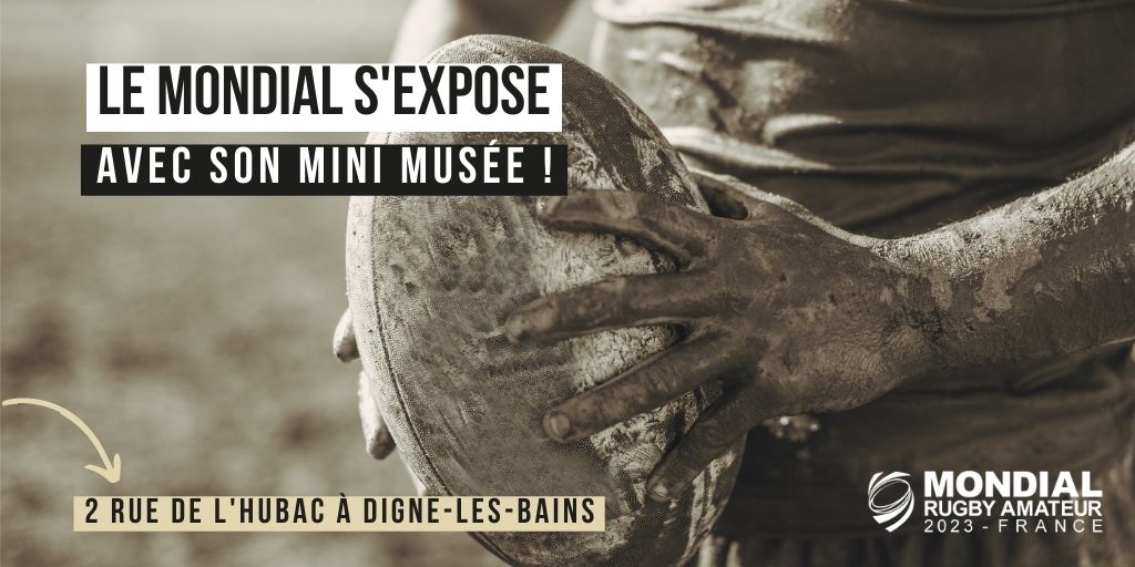 Afemora2023's tweet photo. 🏉 Le Mondial s'expose !

Rendez-nous visite au 2 rue de l'Hubac et découvrez notre mini-musée.

Vous y retrouverez le magnifique trophée, l'historique complet de la création du festival et des informations sur l'histoire et la place du rugby à Digne 👌🏻

#mondialrugbyamateur https://t.co/HN7EVGUPEH