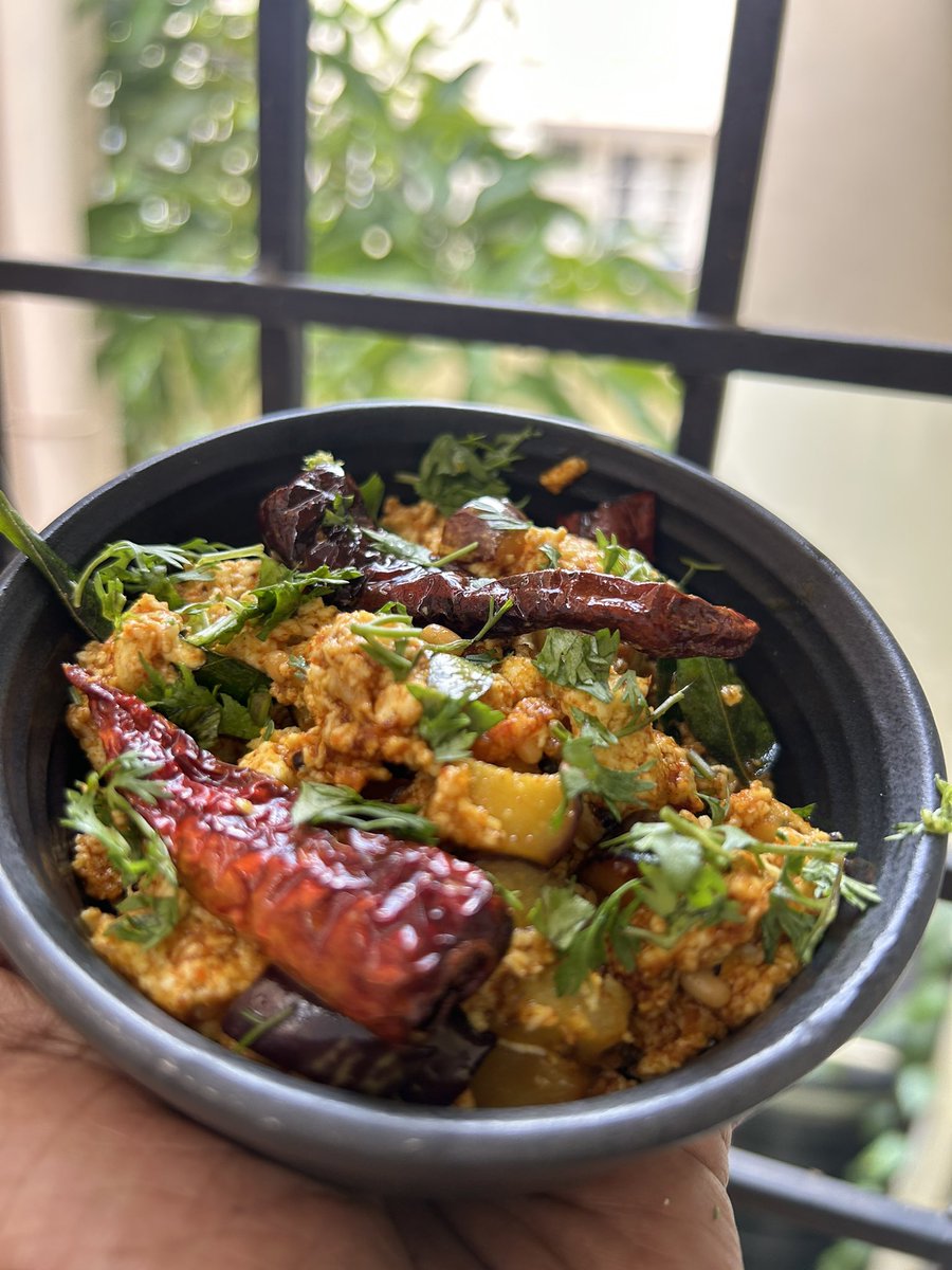 Tried paneer vangibath for the first time. Trust me it’s so… yummy !!!!!