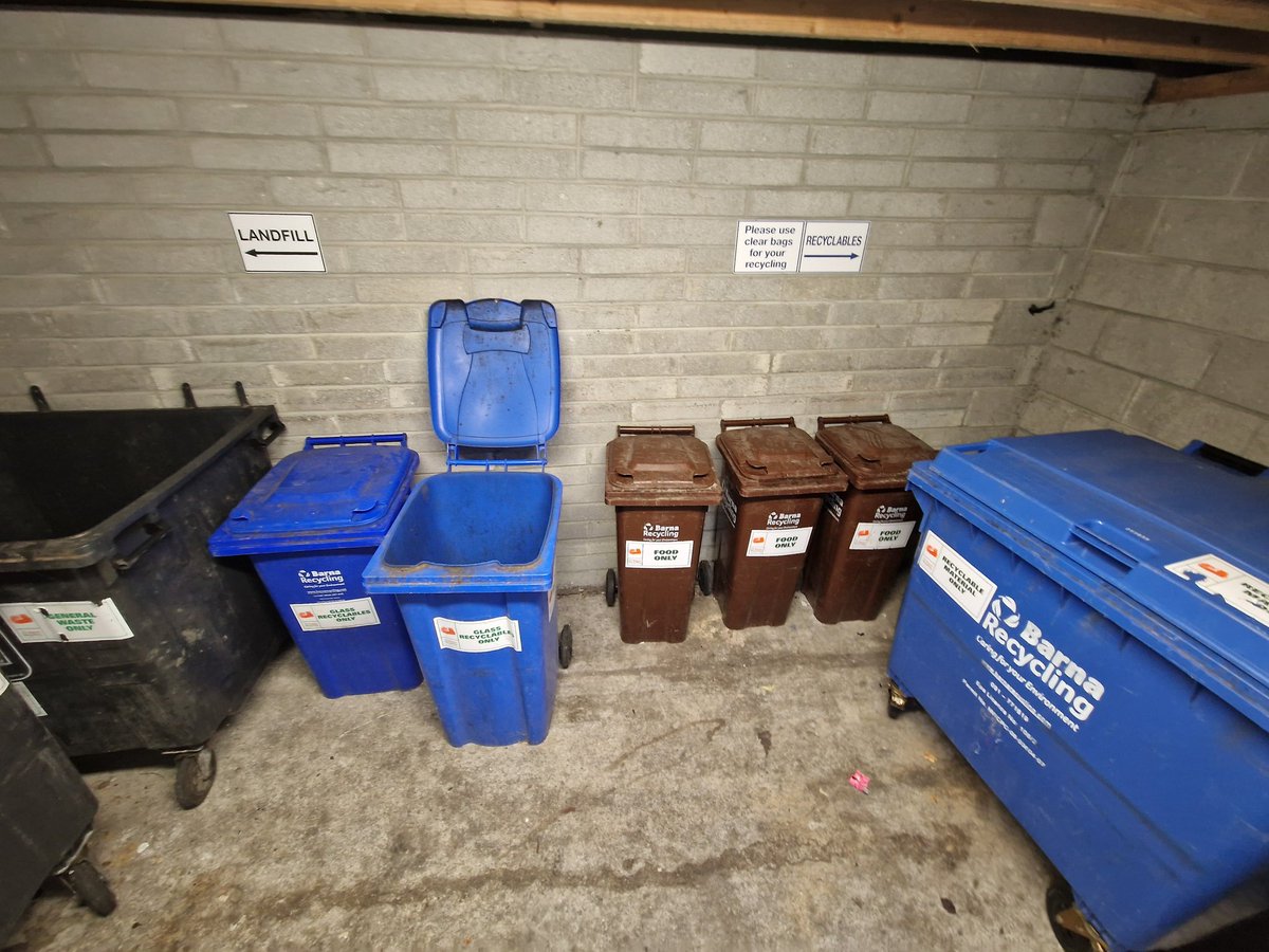 Nice kick off on Monday of the <a href="/Optifood13421/">Optifood</a> project in #Galway funded by  <a href="/EPAIreland/">EPA Ireland</a>
First on field activities checking  bins in apartments. Trials to be defined soon using #nudging techniques to improve citizen's habits in #Biowaste recycling