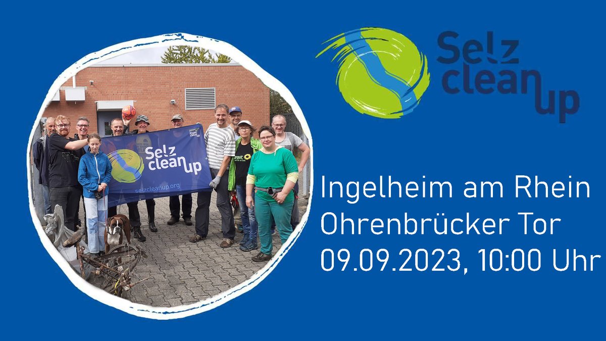 Selz #CleanUp
📅09.09.2023
🕙10:00 Uhr
📍Ohrenbrücker Tor
👉Handschuhe und Müllgreifzangen werden gestellt.
selzcleanup.org/de/selzcleanup…