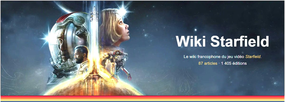 #Starfield C'est dans quelques heures maintenant ! 

Vous aussi, participez à l'encyclopédie francophone en consignant les découvertes de vos voyages !

starfield-wiki.com

<a href="/Bethesda_fr/">Bethesda France</a>