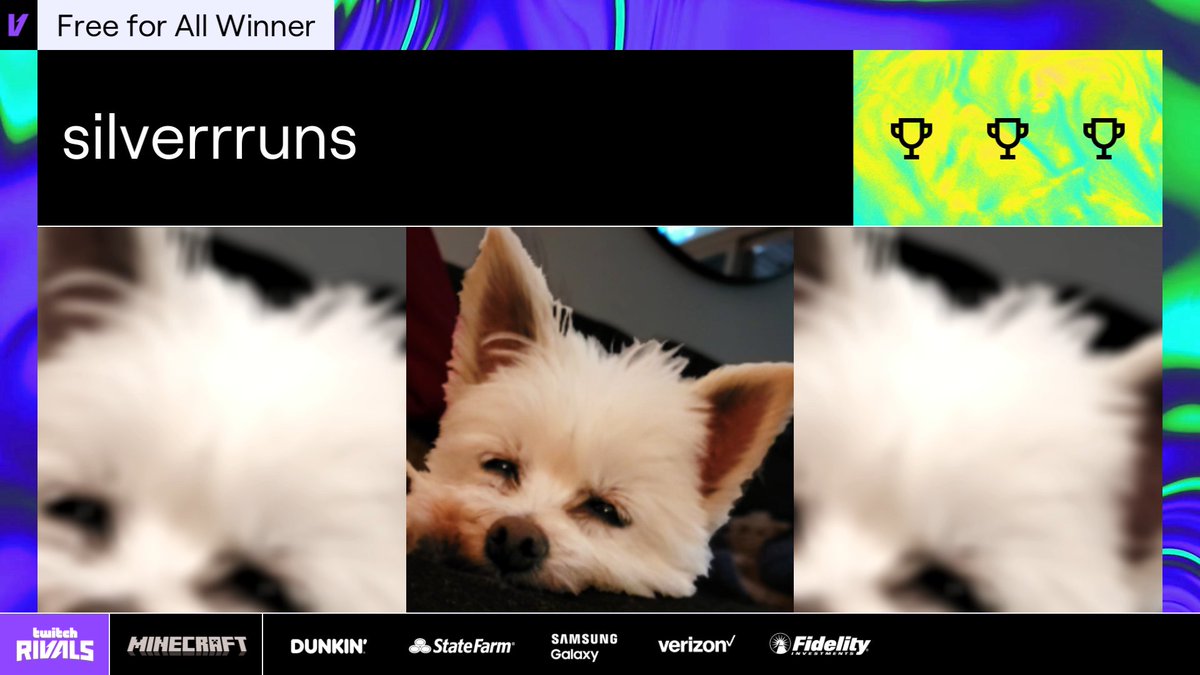 Masterful teamwork and unique skills made them winners after three days of pure adrenaline!

Let's hear it for all the individual and team champions on Twitch Rivals: DEDsafio Bingo 2 with <a href="/dedreviil/">elded</a>, ft. <a href="/Minecraft/">Minecraft</a>:

<a href="/silverrruns/">silverr</a> conquered the Free for All Challenge!