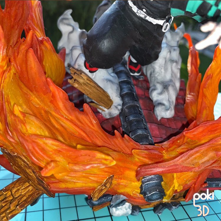 poki3D's tweet photo. 🔥Figura Tanjiro de Kimetsu no Yaiba🔥

Impresa en 3D en resina y pintada a mano, cabeza intercambiable y fuego con efecto translúcido. @rqlworld 

📏 17/18 cm aprox. 

Diseño de @NomnomFigures 

📩 Para encargos, MD! https://t.co/ZbRLHvPyg3