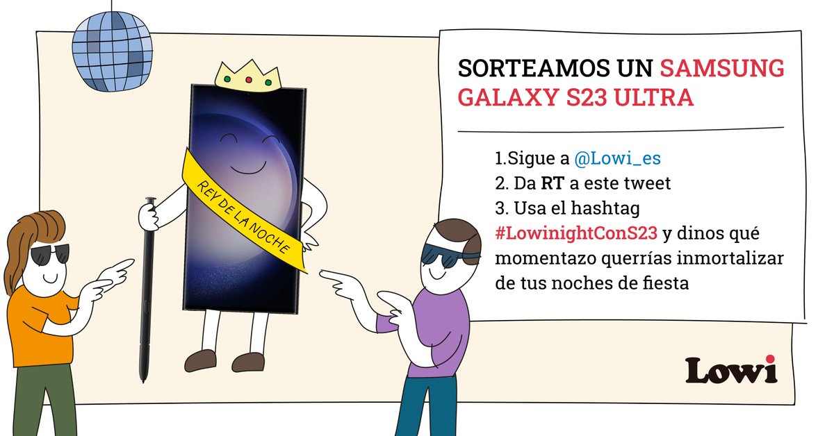 Lowi_es's tweet photo. 🔥SORTEAMOS 1 SAMSUNG GALAXY S23 ULTRA🔥
Todos tenemos un colega que se dedica a documentar las noches de fiesta y si no lo tienes, eres tú😎
Si quieres sacar fotos nocturnas con una calidad de otra galaxia y de paso aprovechar NUESTRO 5G… ¡Necesitas este MOVILAZO!
Participa 👇 https://t.co/tICOm8auHR