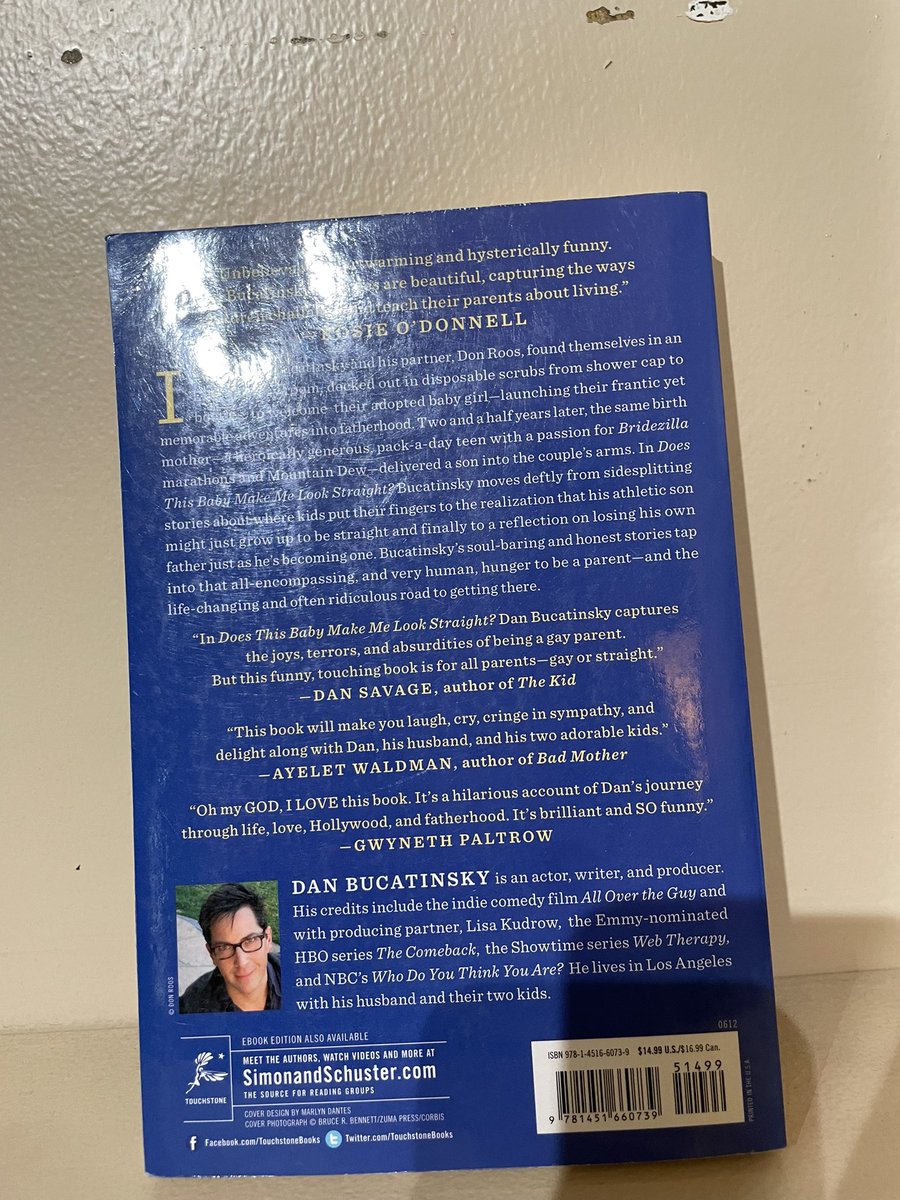 ElliesReviews's tweet photo. Does this baby make me look straight? By Dan Bucatinsky - signed first edition paperback

Make me an offer! https://t.co/EbZpQpE3Sg