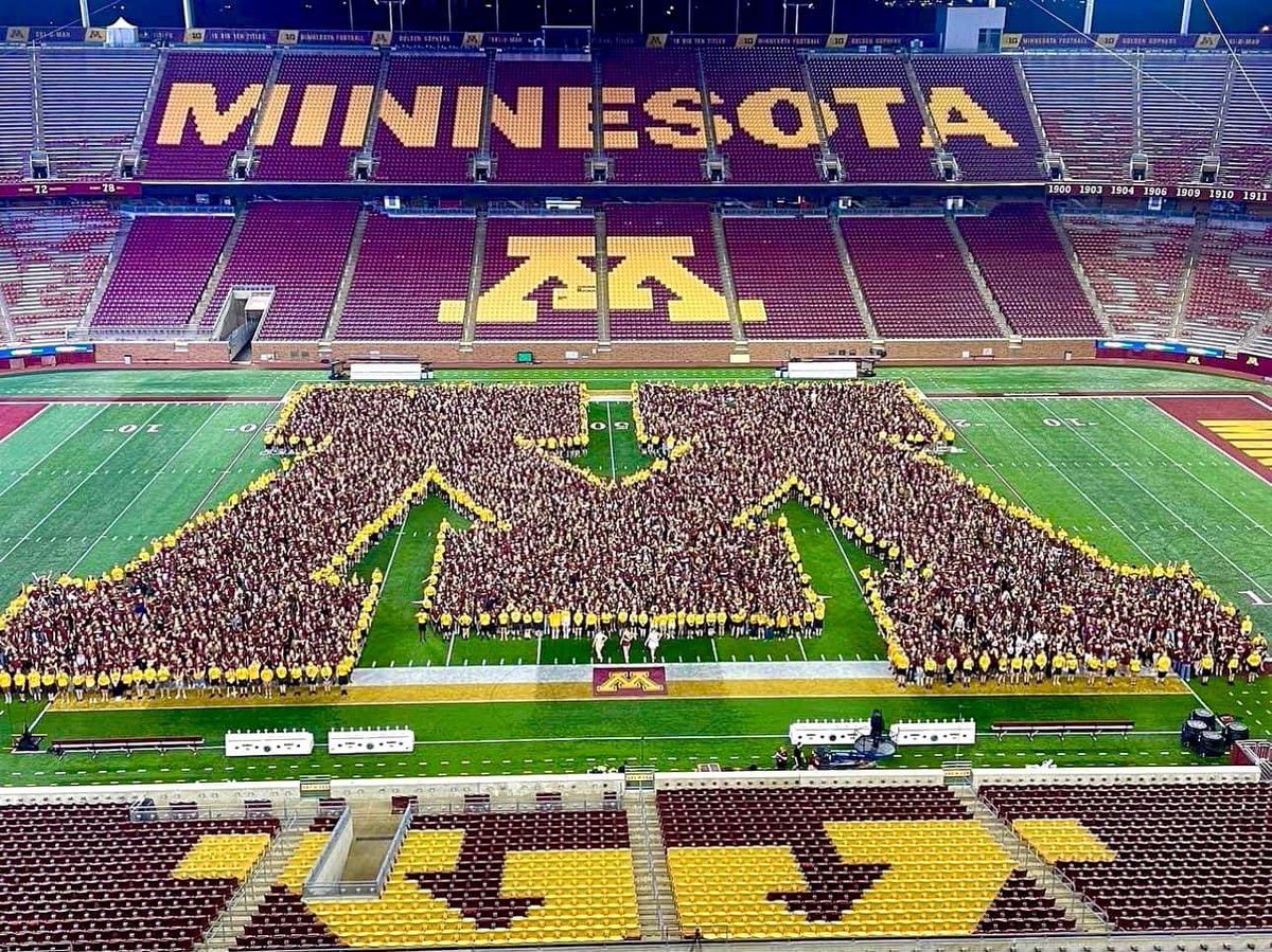 ONE OF THE BEST #GOPHERS TRADITIONS! WELCOME TO THE CLASS OF 2027!! FRESHMEN, MAKE YOURSELVES HEARD TOMORROW AND BRING THE NOISE!!!