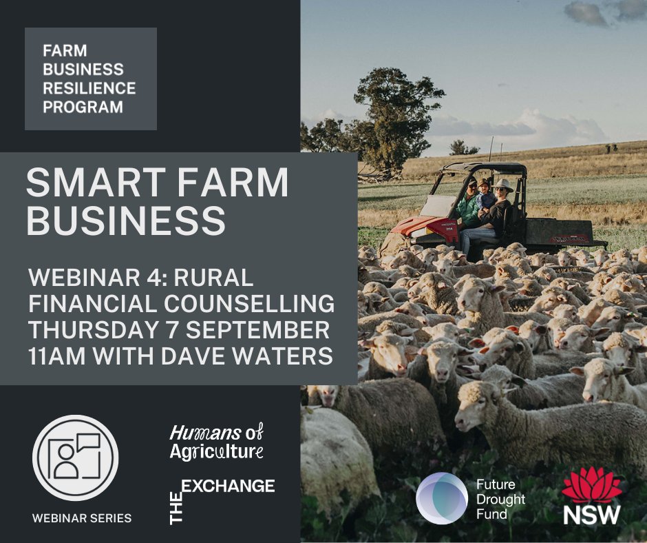 Join Dave Waters, Mendooran-based Counsellor @rfcsnsw, as he discusses the role of the #RuralFinancialCounsellingService, why engaging with the service is a proactive step in future planning for all farmers, and shares info & updates. forms.gle/SBi4552uNotKeV…
