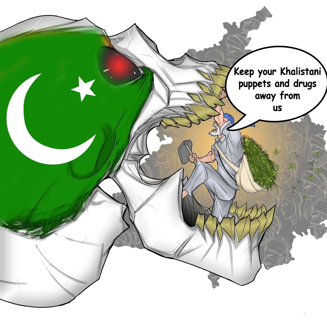 Navpreet_bj's tweet photo. It's time to fight back #Punjab. #PakBehindNarcotics #PakBehindKhalistaniTerrorism https://t.co/IEShu8U6QL