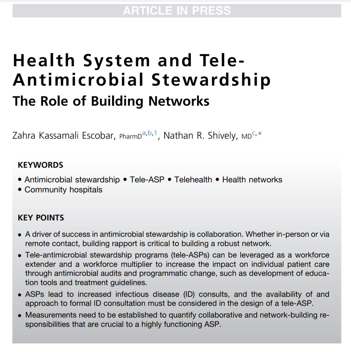 What's the best model for TeleASP? @zkePharmD and I tried to tackle that and much more in a giant review in @IDClinics. Check it out: secure-web.cisco.com/1EbIhHYBOa_bu2… #IDTwitter