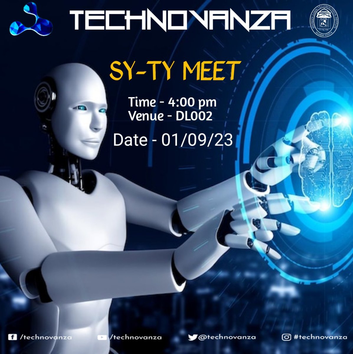 Technovanza, VJTI tweet media