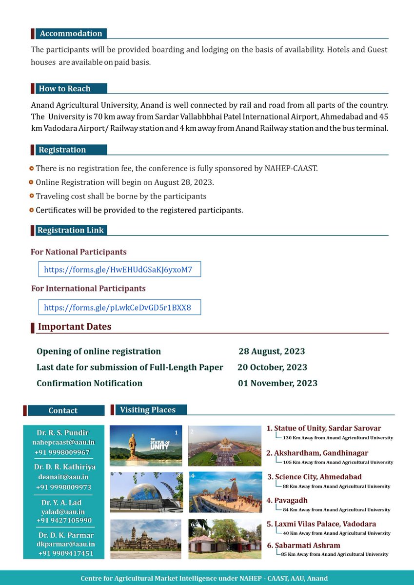 NahepCaast's tweet photo. International Conference on ''Driving Agriculture Forward: Recent Trends and Innovations in Agricultural Market Intelligence" https://t.co/z04C5I5kmB