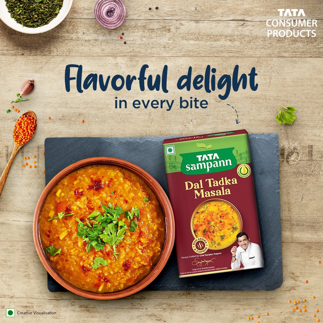 TataConsumer's tweet image. Why settle for one? Different masalas that make everyday meals tastier!

#TataConsumerProducts #TataSampann #MasalaCombination #Flavourful