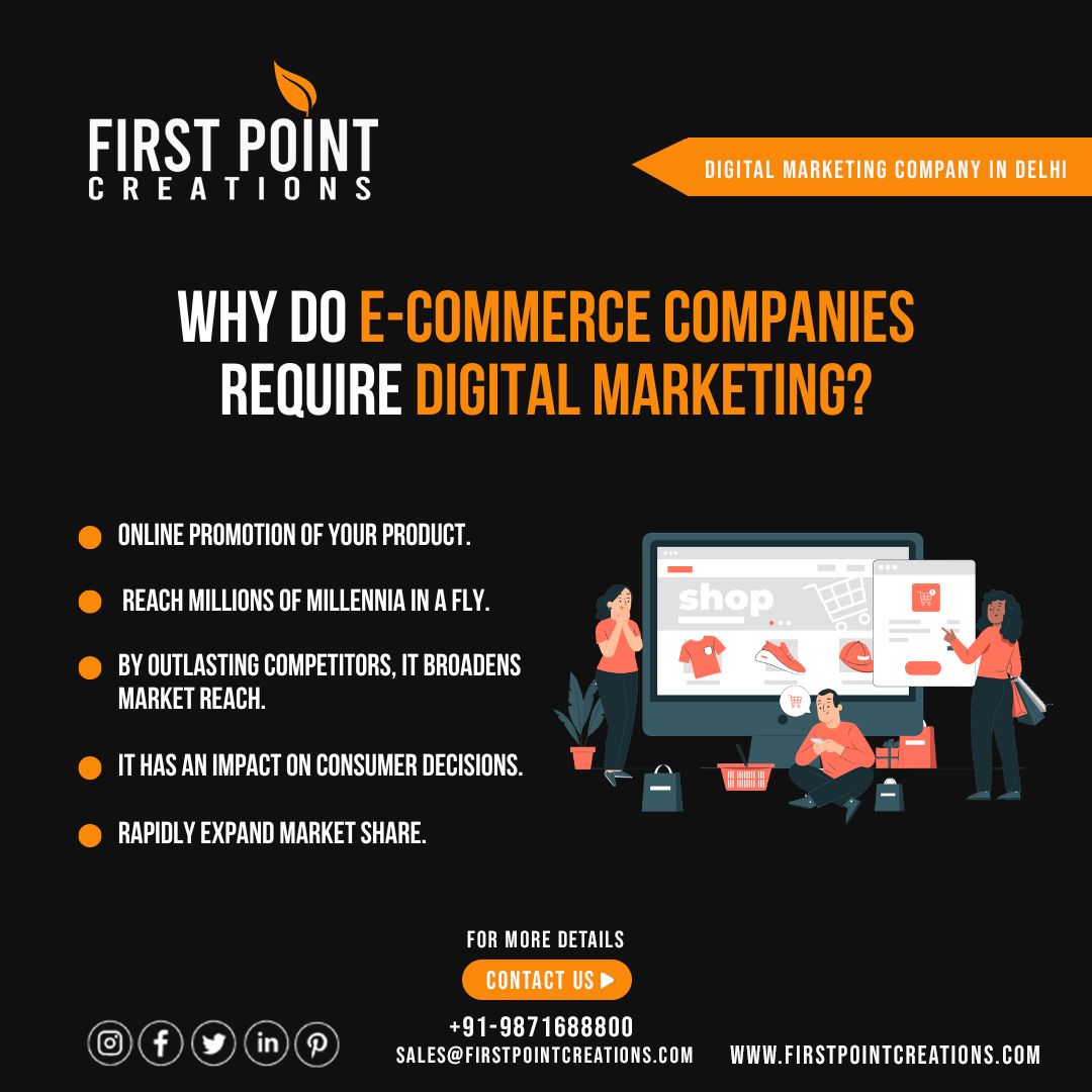 Here are some reasons why do e-commerce companies require digital marketing?

.
.
#ecommerce #ecommercebusiness #ecommercebusinesses #ecommercetips #ecommercestore #ecommercemarketing #ecommercestartup #ecommercesolutions #ecommerceservices #ecommerceexperts #ecommerceagency #fpc