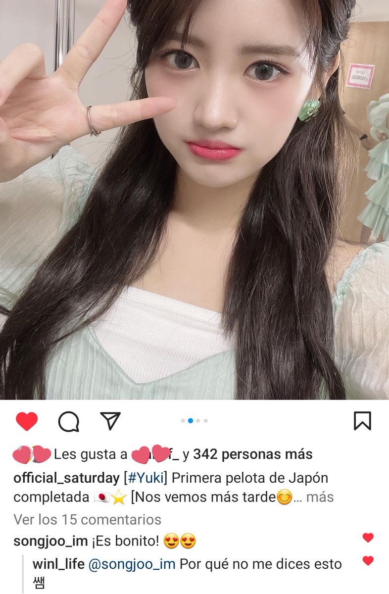 saturday_fan's tweet photo. Un estilista comentó: es bonita!
Y winl le respondió: ¿por qué a mí no me dices eso?
BASTAAA, SON GRUPOS HERMANOS😭😭😭
#SATURDAY #세러데이 #SATURDAYCOMEBACK #FindSummer #StayWithSaturday https://t.co/7VJPMGrg1K
