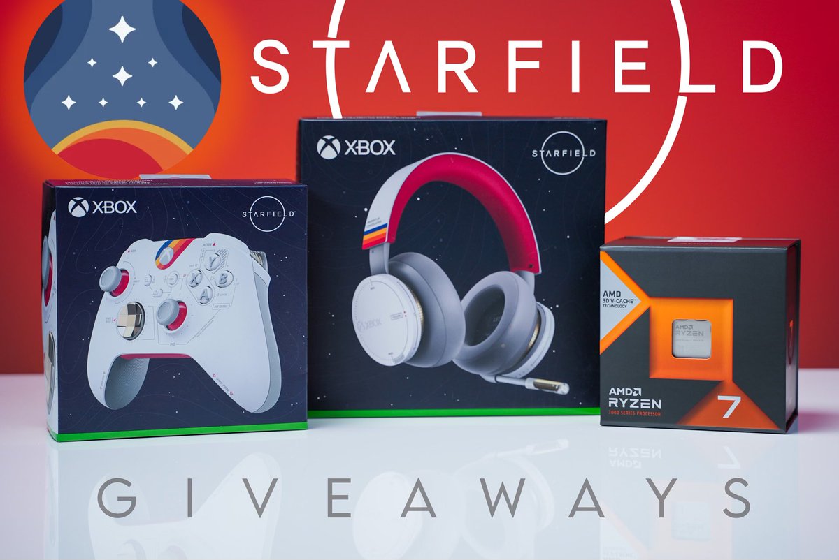 robeytech's tweet photo. Thanks to @AMDGaming we are getting early access to @StarfieldGame and @amd and I came to celebrate. Not only are we playing the game but thanks to @xbox and @AMDRyzen we got giveaways to ensure you are ready for Starfield!

Cya at 1pm tomorrow (8/31) at the live links below 👇🏻 https://t.co/VmppXeA8Ts