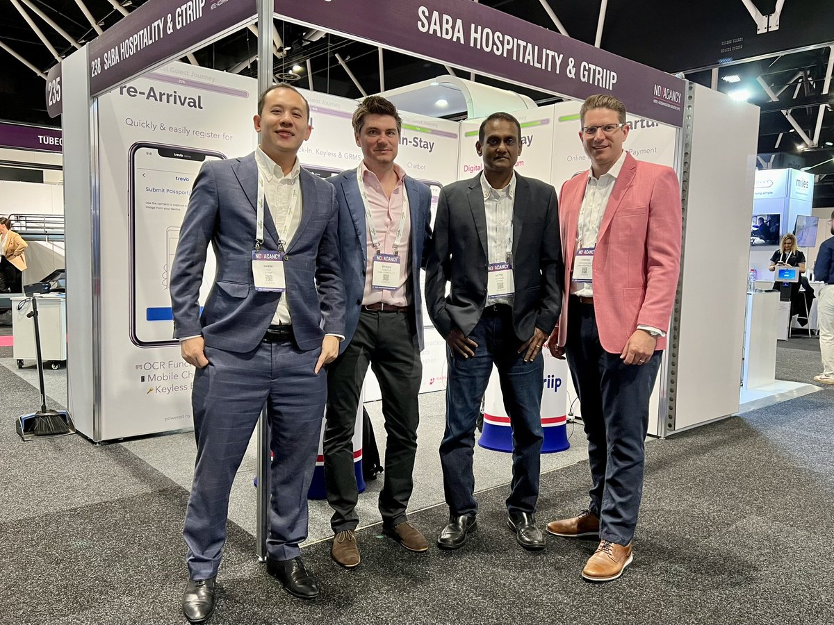 GTRIIP's tweet photo. Hello from the exhibition booth 238 at NoVacancy Hotel + Accommodation Industry Expo down under, together with our partners SABA Hospitality. The crowd today is full of energy with hoteliers passionate about creating great guest experiences. Drop by for a chat! https://t.co/QmnRNij03R