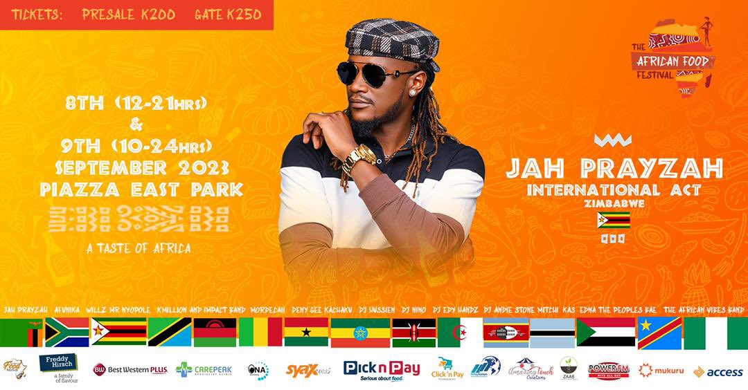 jahprayzah's tweet photo. Zambia I am coming your way.

9 September
#TheAfricanFoodFestivalZambia https://t.co/ItvhsREoPu