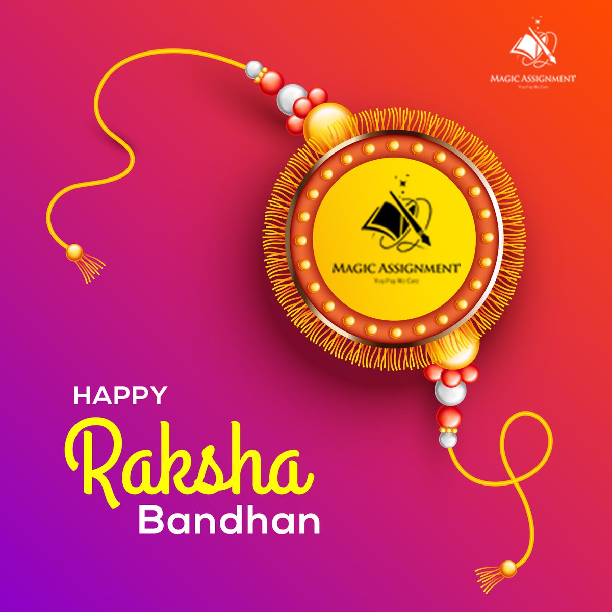MagicAssignment's tweet image. Like a perfect Rakhi thread, our words weave bonds that last forever. Wishing you a joyful and scholarly Raksha Bandhan! 📷📷 #RakhiOfWords #AcademicBonding