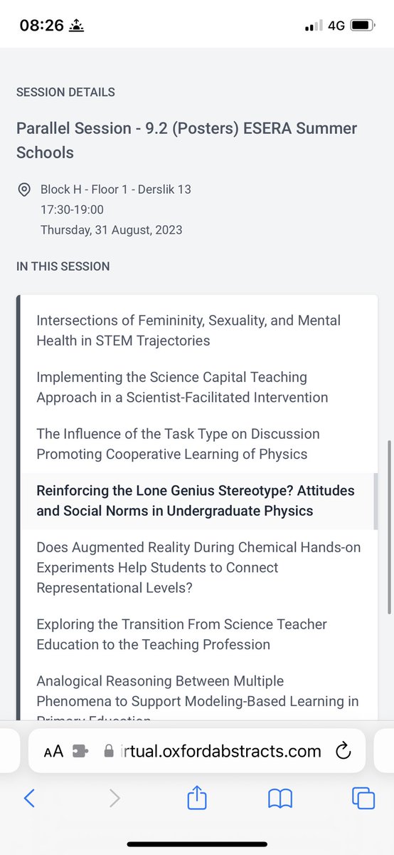 Presenting today at @esera2023 !! You can hear about the overall research in poster session 9.2 at 5.30pm block H floor 1 room 13 and see some of my results in detail during parallel session 7.18 at 2pm block E floor 2 room 18 - come along!