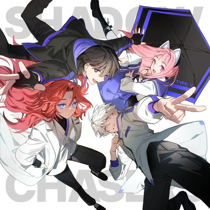 Shadow Chasers 지인분들이 놀아준다고 해서 그려봄 