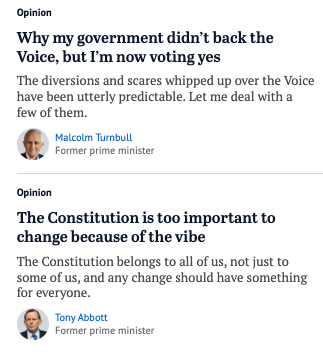 Tony is still trying to Stop the (yes) Votes.