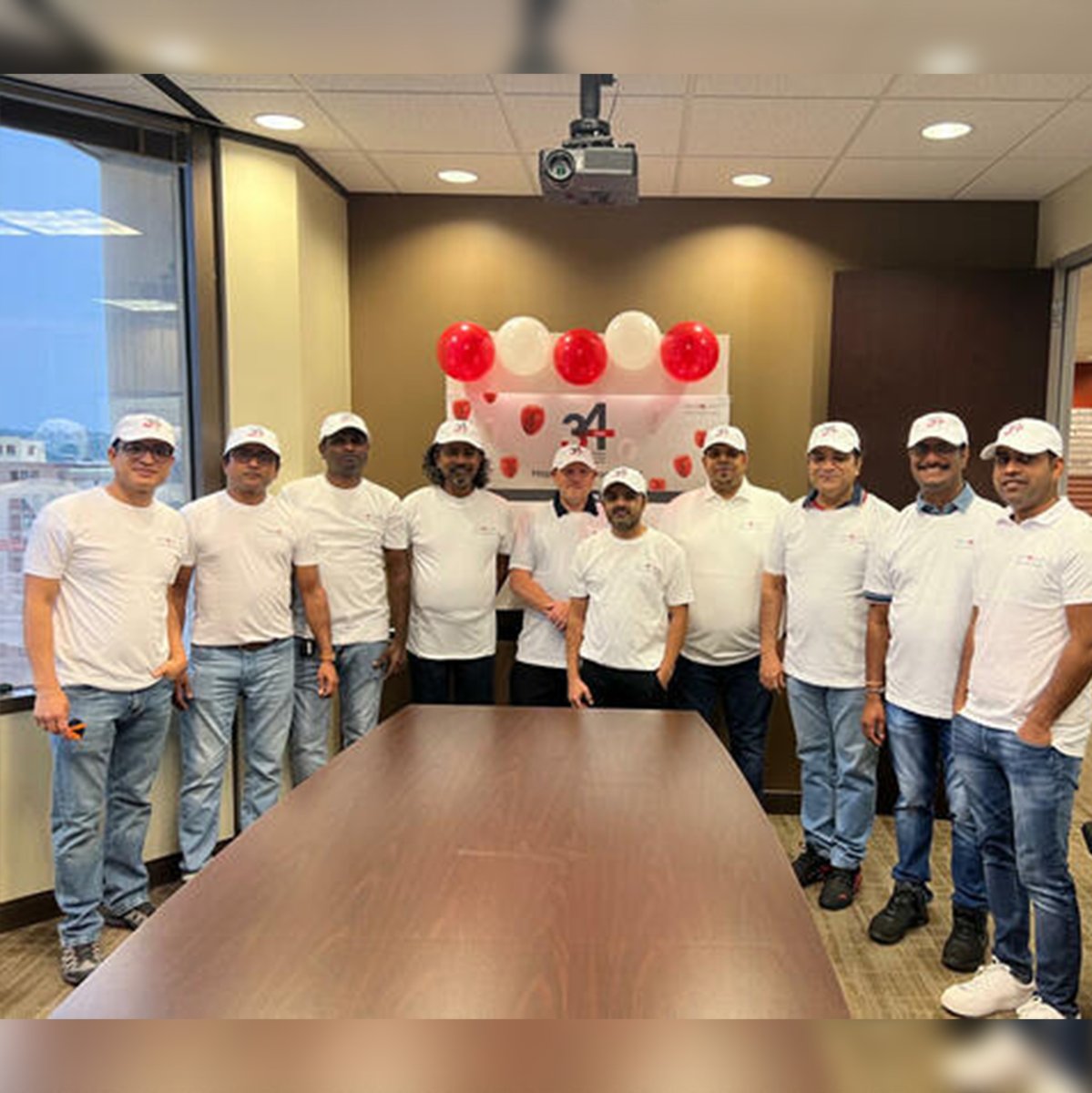 MicrolandLtd's tweet photo. A wave of celebration sweeps through the continents as Microland enters its 34th year! Take a peek into our US headquarters, where #Microlanders gather to rejoice in 34 years of accomplishments, collaboration, and #makingdigitalhappen.
#ML34 #InitiateInnovateInspire https://t.co/yaz4kjukzo