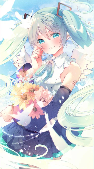 おめでとうミク.°ʚ(*˘︶˘*)ɞ°.。.:*#初音ミク誕生祭2023  #初音ミク  #miku16th 