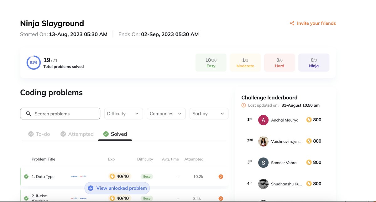 Ritik (@ritik7026963294) on Twitter photo Day19 of Coding challenge🔥 #NinjaSlayground #CodingNinjasStudio
<a href="/CodingNinjasOff/">Coding Ninjas</a>
<a href="/drinkslaycoffee/">SLAY Coffee</a> Day19 of Coding challenge🔥 #NinjaSlayground #CodingNinjasStudio
<a href="/CodingNinjasOff/">Coding Ninjas</a>
<a href="/drinkslaycoffee/">SLAY Coffee</a>