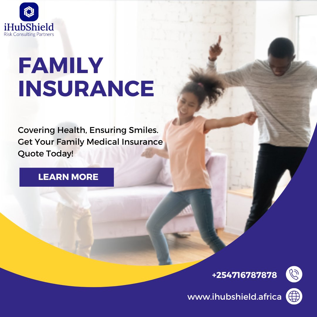 Secure your family's health with iHubShield. Our reliable insurance options ensure a brighter future. Get a quote today at ihubshield.africa/service/indivi… 
#FamilyHealthcare