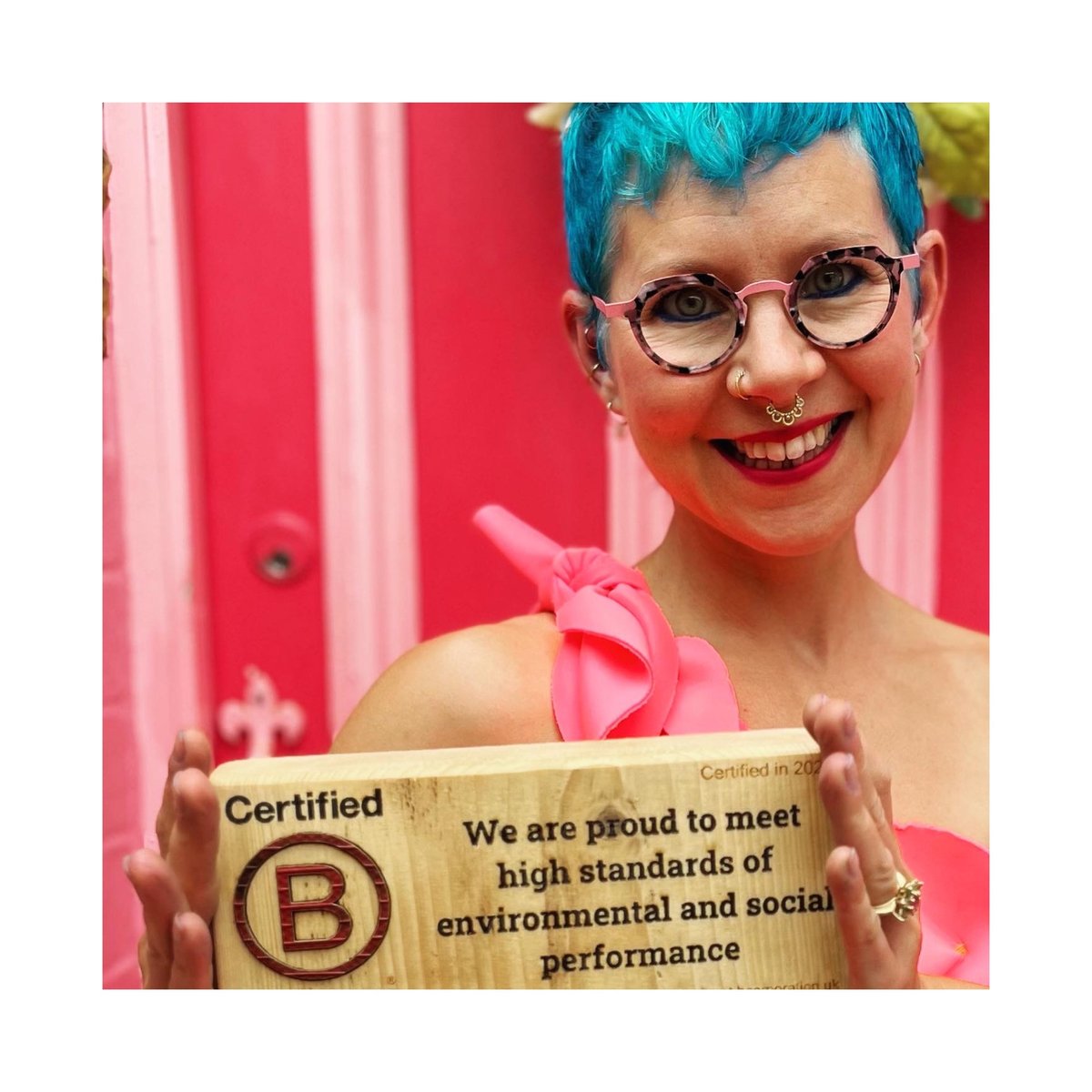 B C O R P 

I am SO proud that Kerry Lemon Ltd (ie, me!!) is now a certified B Corporation® (with thanks to <a href="/elvisandkresse/">Elvis & Kresse</a> for my gifted plaque)

<a href="/BCorpUK/">B Corp UK</a> ‘s include well-known brands such as The Guardian, Patagonia and The Body Shop who have all provided rigorous evidence of so