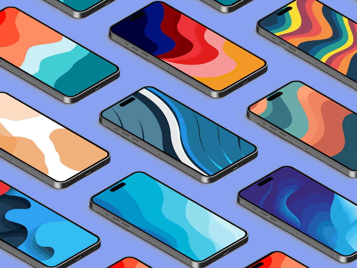 mizframa's tweet photo. Mizframa latest update brings this new mockup which allows displaying over 9 screens on an iPhone 14 pro max in high definition. This is perfect for creators who want to show their wallpaper packs. Simply update the app from appstore to enjoy this addition. https://t.co/I3MALMYNgm