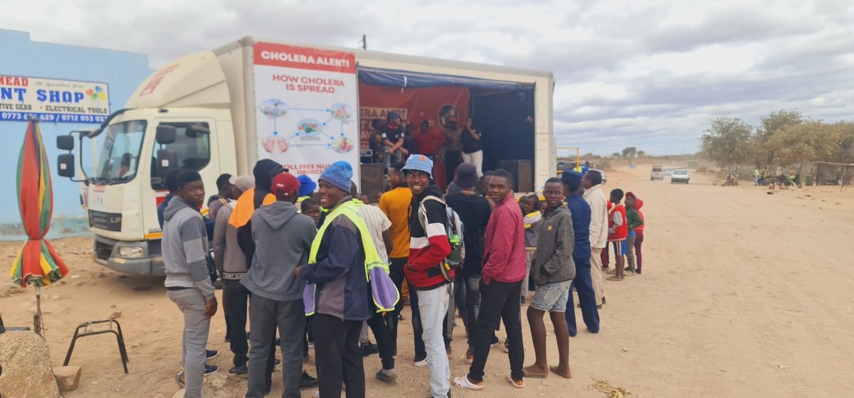 LloydMungoni's tweet photo. Beitbridge Urban Cholera Awareness Campaign
29/08/23 : Day 1
Awareness Campaign on Cholera
Prevention is better than Cure!!
■ Supported by @MoHCCZim and @ifrc, @RedCross
#AwarenessCampaigns #PASystemHire #events #RoadShow2023 #facilitator
Powered by @OnPointMedia4 https://t.co/eAcqMzQMqO