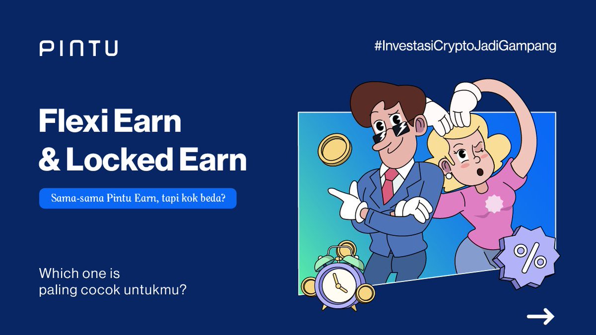 PintuID's tweet image. Jadi kamu lebih pilih Flexi Earn atau Locked Earn nih teman Pintu?

Coba reply pendapat mu ya 😉

Pelajari lebih lanjut tentang Pintu Earn di pintu.co.id/earn #AplikasiPintu #PintuEarn