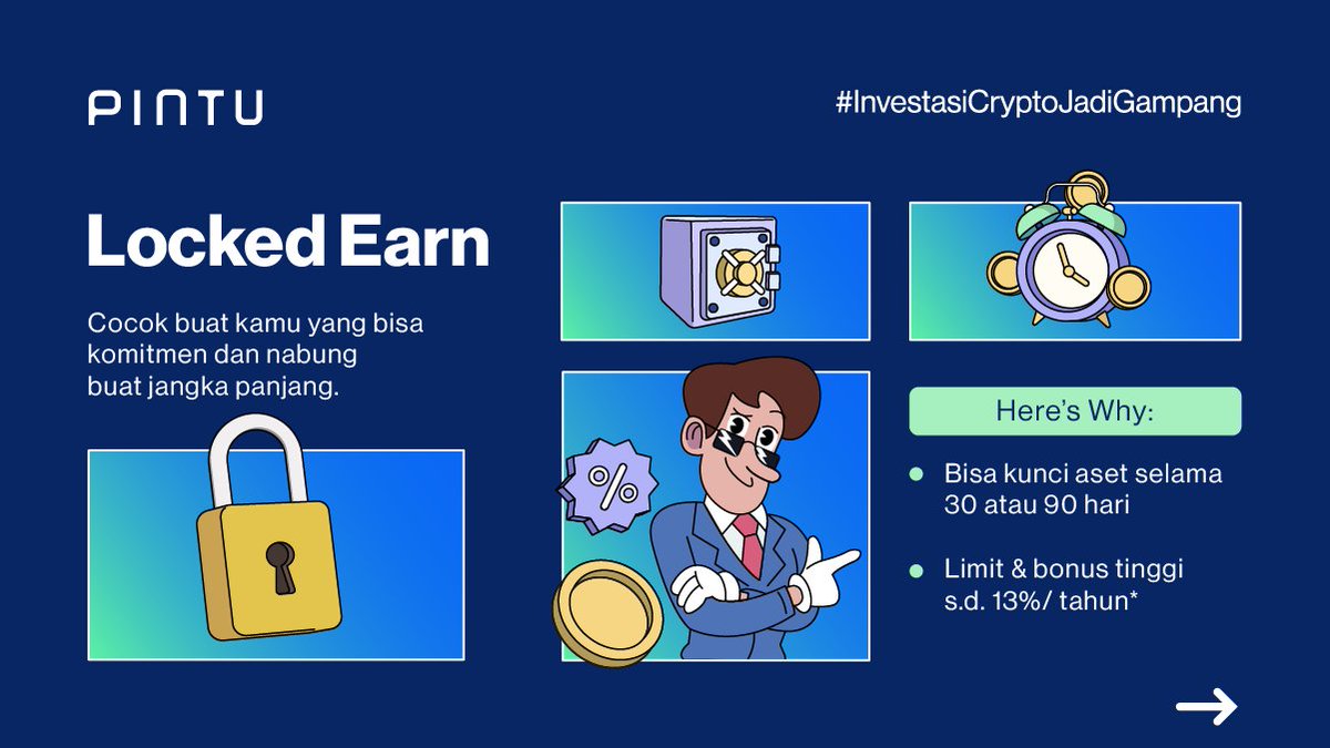 PintuID's tweet image. Jadi kamu lebih pilih Flexi Earn atau Locked Earn nih teman Pintu?

Coba reply pendapat mu ya 😉

Pelajari lebih lanjut tentang Pintu Earn di pintu.co.id/earn #AplikasiPintu #PintuEarn