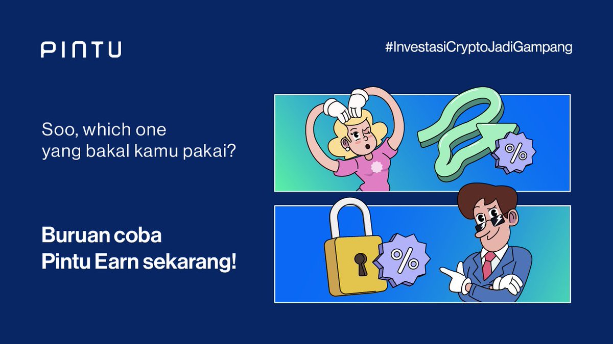 PintuID's tweet image. Jadi kamu lebih pilih Flexi Earn atau Locked Earn nih teman Pintu?

Coba reply pendapat mu ya 😉

Pelajari lebih lanjut tentang Pintu Earn di pintu.co.id/earn #AplikasiPintu #PintuEarn