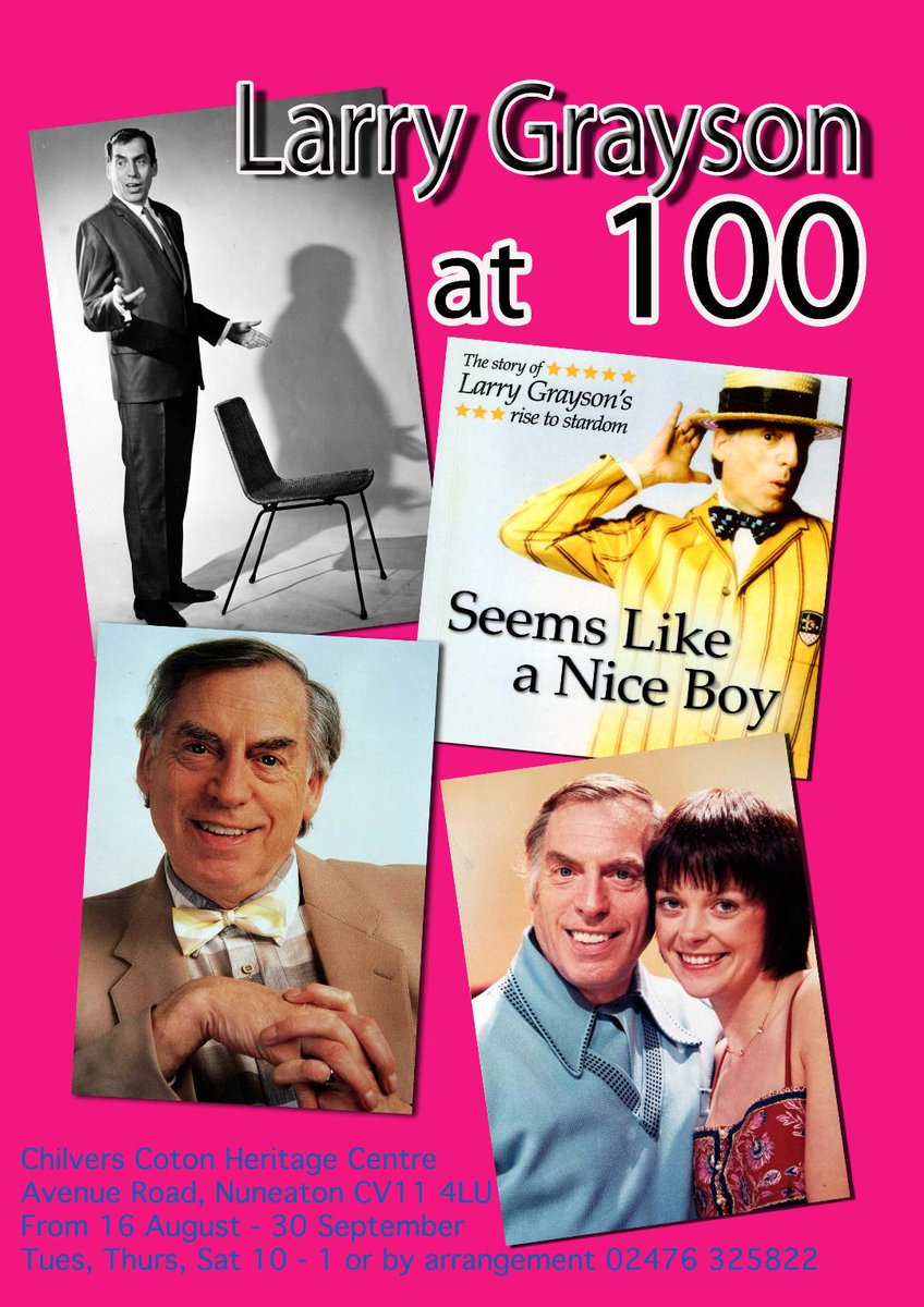 nuneatonmems's tweet image. OPEN TODAY Thursday August 31st from 10am - I think today the exhibition is open until 4pm and not as mentioned on photo #Nuneaton #LarryGrayson