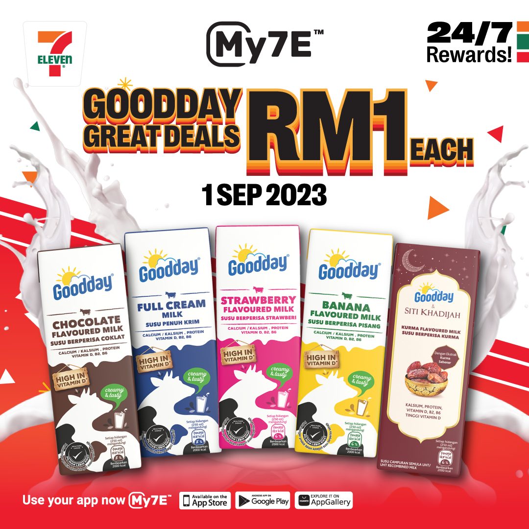 My7E 7-Eleven RM1 deals on 1 September 2023
