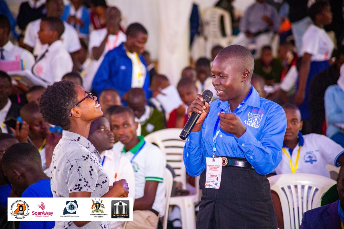 UNSA Secondary Schools Debate Championship (@unsa_debates) on Twitter photo Highlights from the #UNSADebates2023 Day 3
Yesterday, we made it 5 Debate Rounds & 5 Public Speaking Rounds.
Steady progress continues, marked by compelling displays of eloquence and critical thinking, where minds collide and ideas take flight.
#EndAIDS2030Ug | <a href="/aidscommission/">Uganda AIDS Commission</a> Highlights from the #UNSADebates2023 Day 3
Yesterday, we made it 5 Debate Rounds & 5 Public Speaking Rounds.
Steady progress continues, marked by compelling displays of eloquence and critical thinking, where minds collide and ideas take flight.
#EndAIDS2030Ug | <a href="/aidscommission/">Uganda AIDS Commission</a>